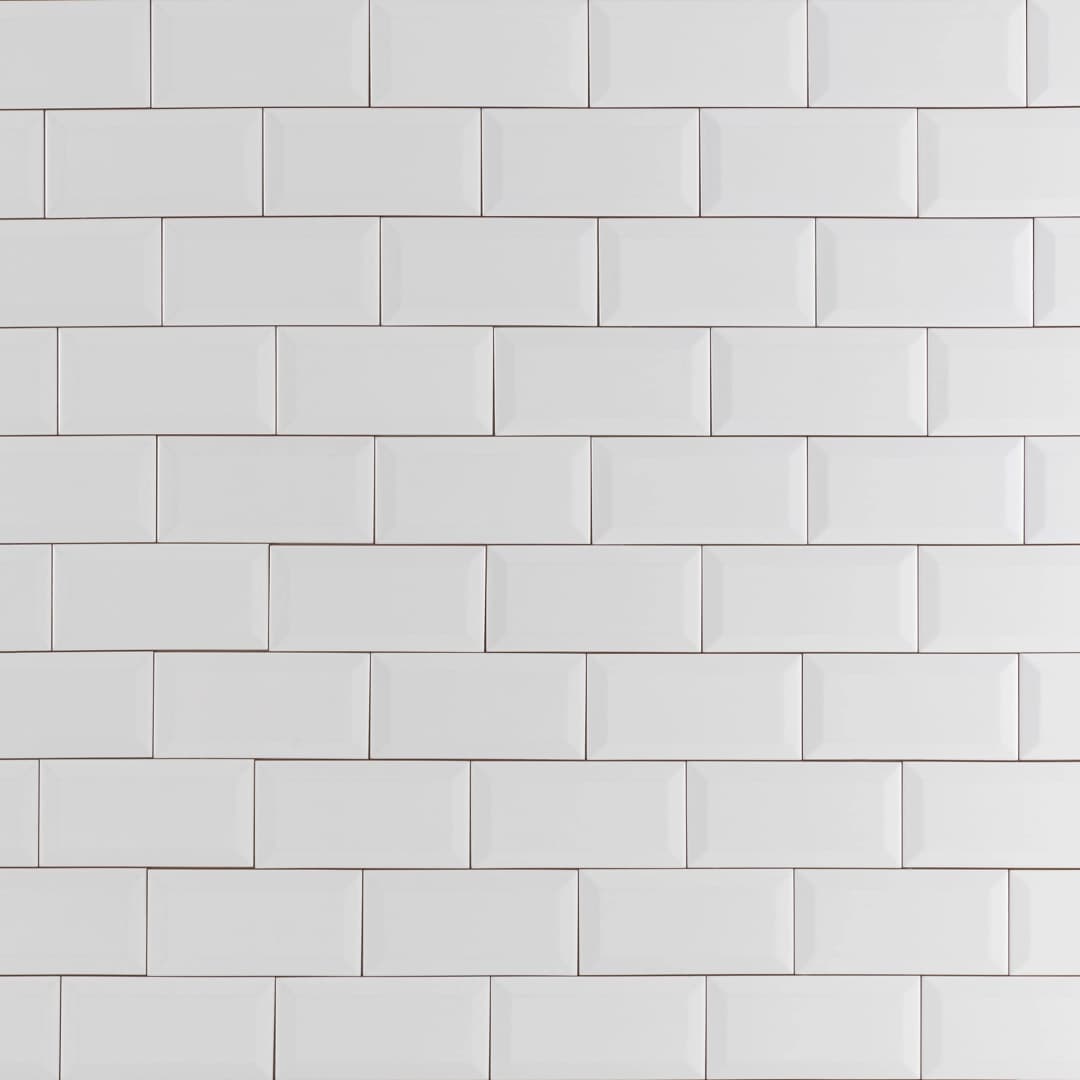 Cerámica Muro Metro Blanco Mate 7x15 cm