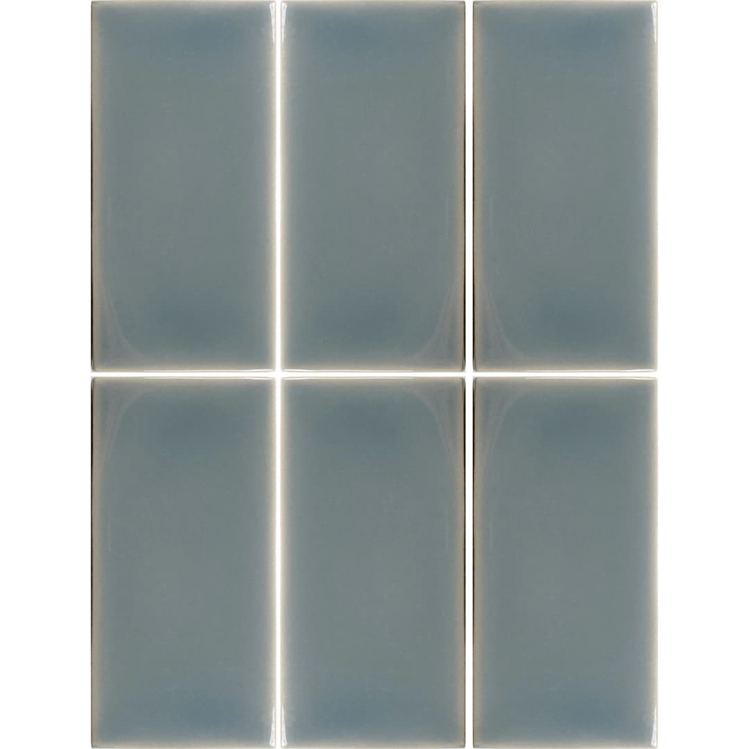 Cerámica Muro Fayenza Mineral Grey Brillante 6.2x12.5