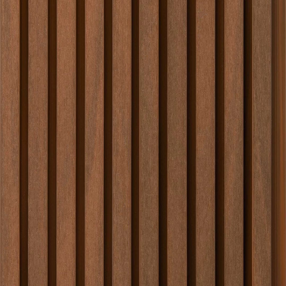 Wall Panel Exterior Cladding WPC Ultrashield Teak 196.5x2800 mm