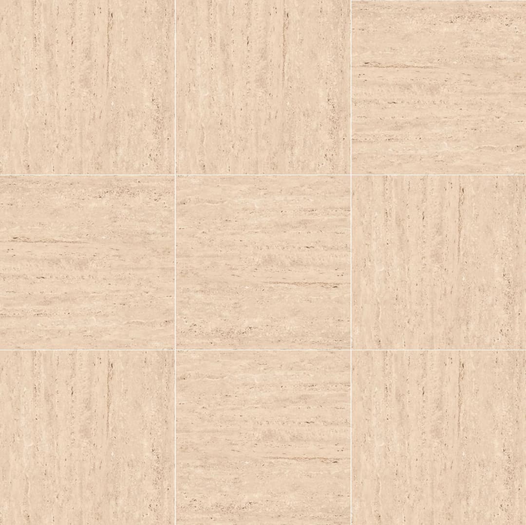 Gres Porcelánico Travertino Beige Mate 60x60 cm