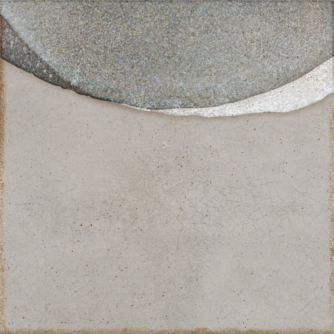 Porcelanato Cosmic Square Gris/Blanco Mate Antideslizante 15x15 cm