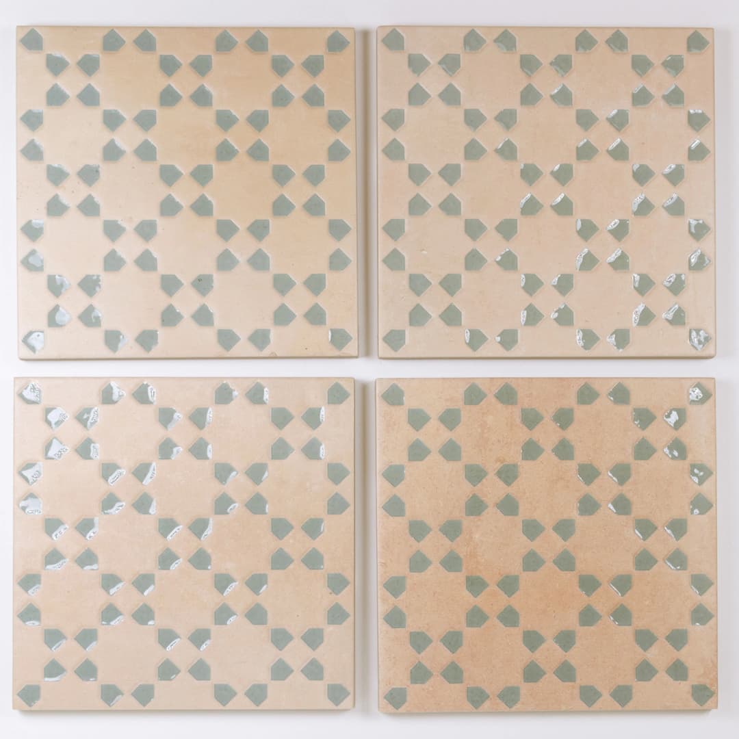 Porcelanato Bejmat Decor Biscuit Lake Rojo Mate 15x15 cm