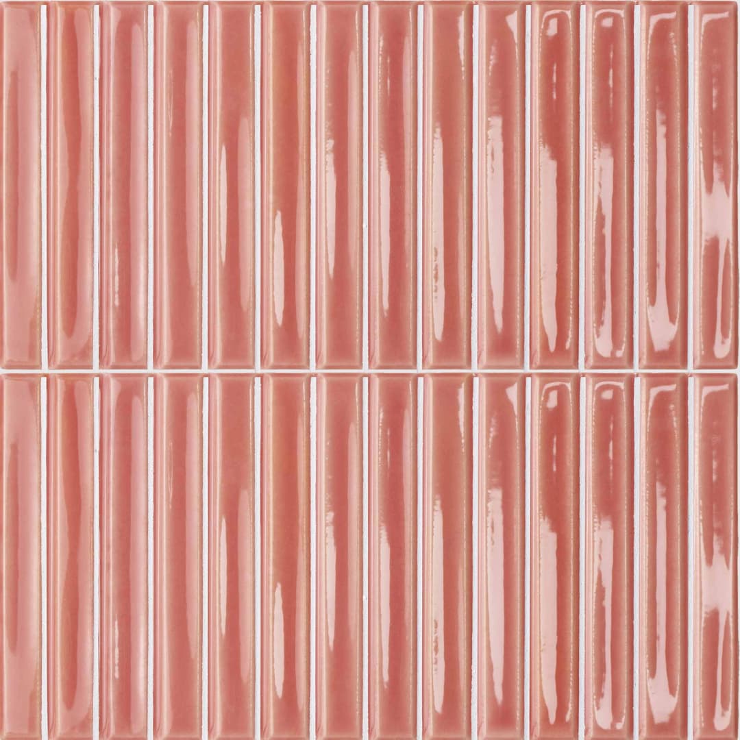 Cerámica Muro Colour Notes Bar Rosemist Gloss 12.5x25 cm