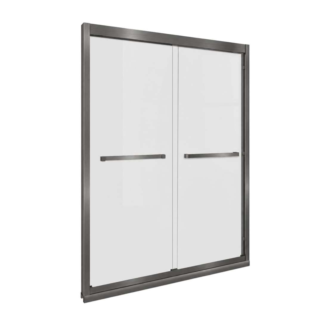 Mampara Artemisa Doble Corredera Receptáculo Gun Grey 1200 mm Vidrio Templado