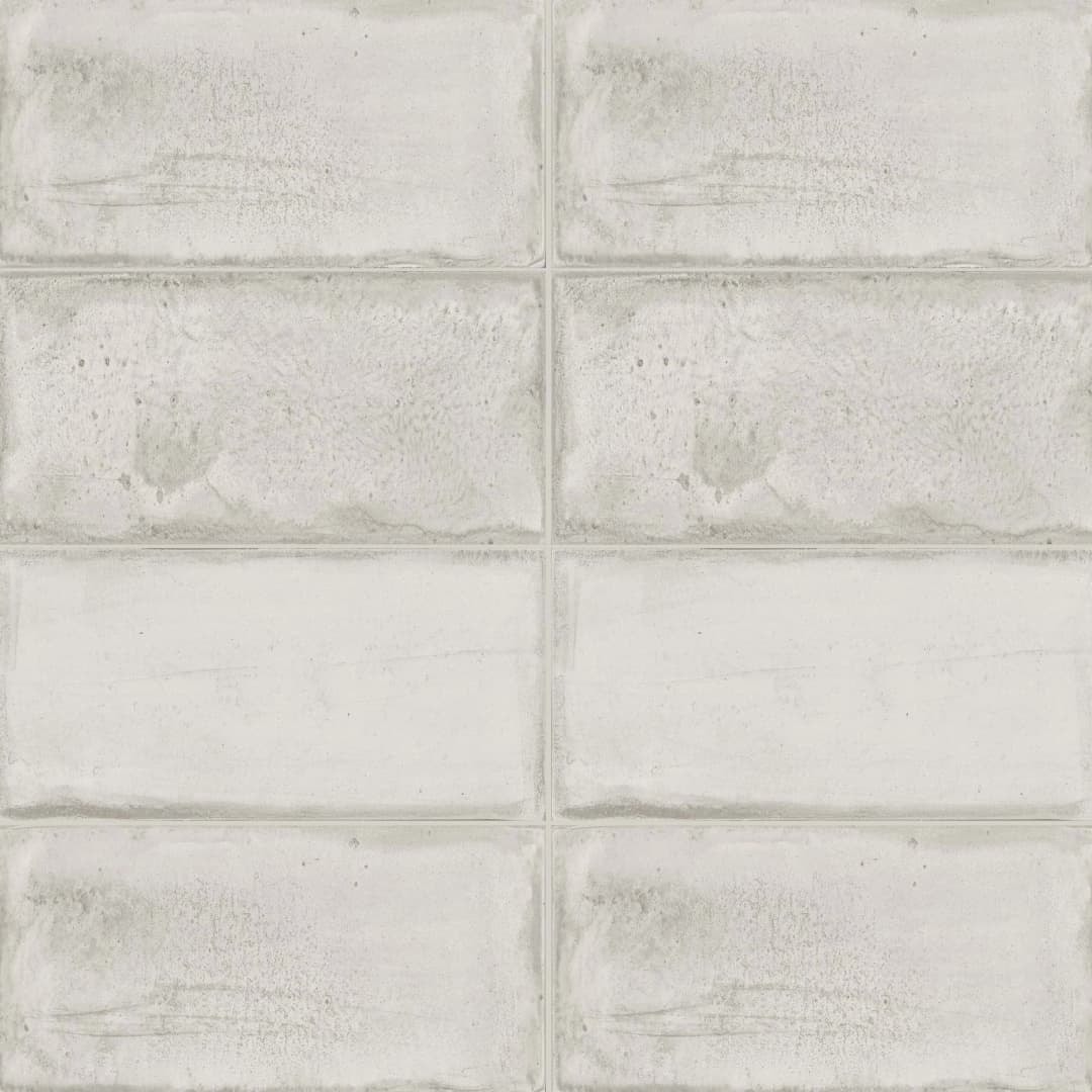 Ceramica Muro Tegel Off White Brillante 7.7x15 cm