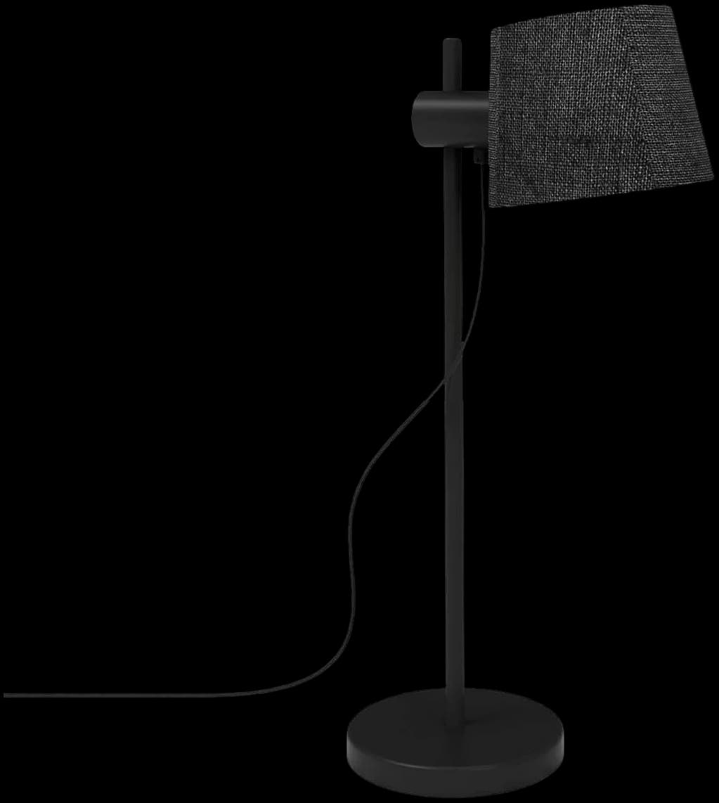 LÁMPARA DE MESA LED STUDIO HOTEL REDONDA (SIN AMPOLLETA E27) NEGRA