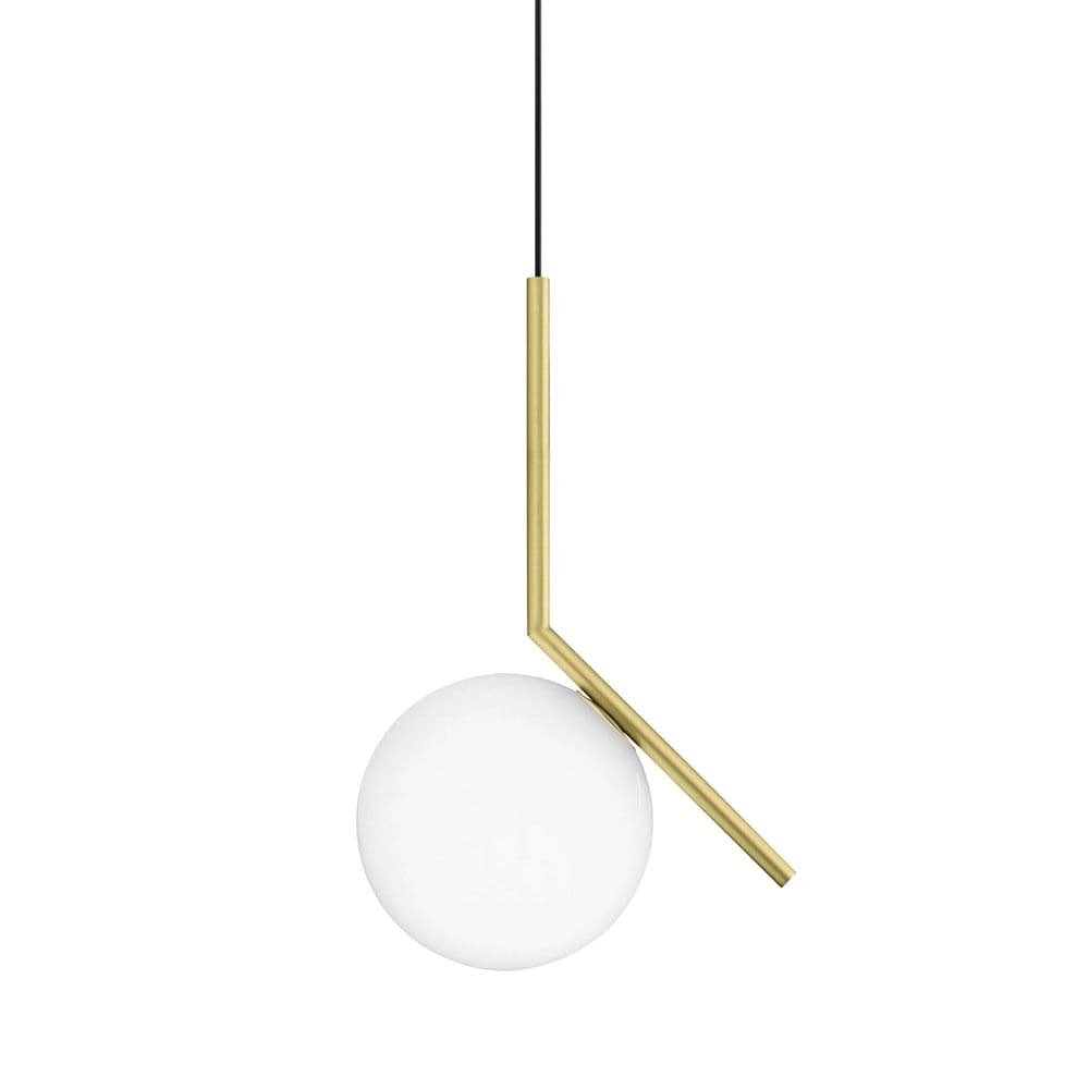 LÁMPARA COLGANTE LED STUDIO ESFERA BIG (SIN AMPOLLETA E14) DORADA