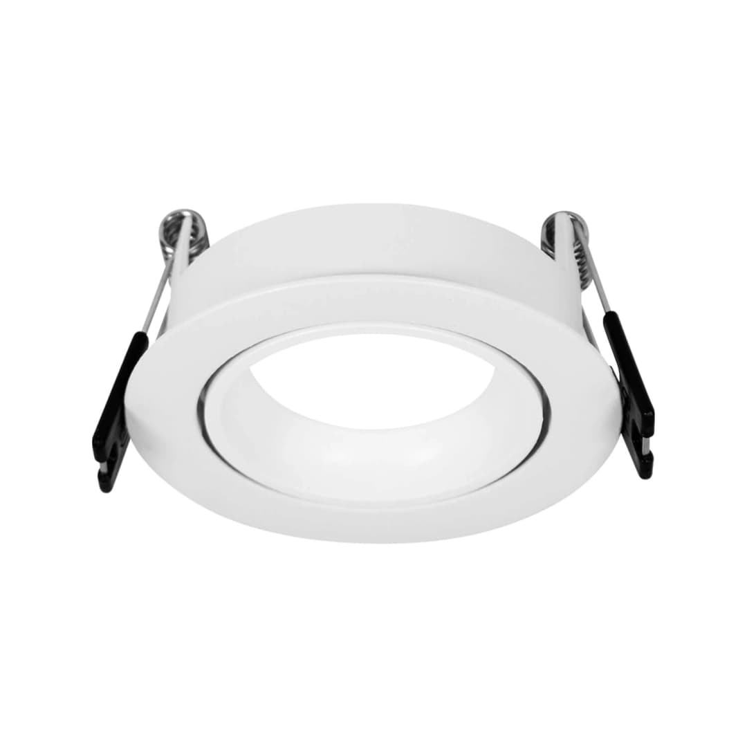 PORTA GU10 LED STUDIO REDONDO (SIN AMPOLLETA) BLANCO