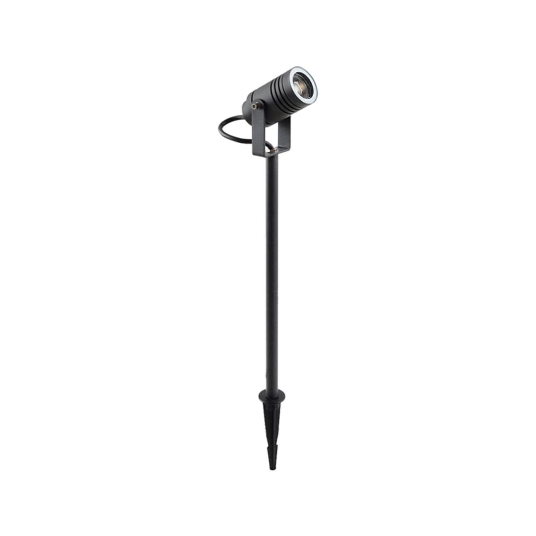 FOCO ESTACA LED STUDIO ALTA IP65 (SIN AMPOLLETA GU10) GRIS