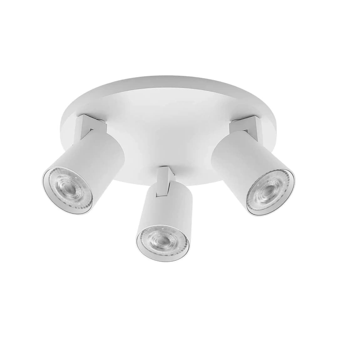 APLIQUÉ CIELO LED STUDIO MARCUS TRIPLE (SIN AMPOLLETA GU10) BLANCO
