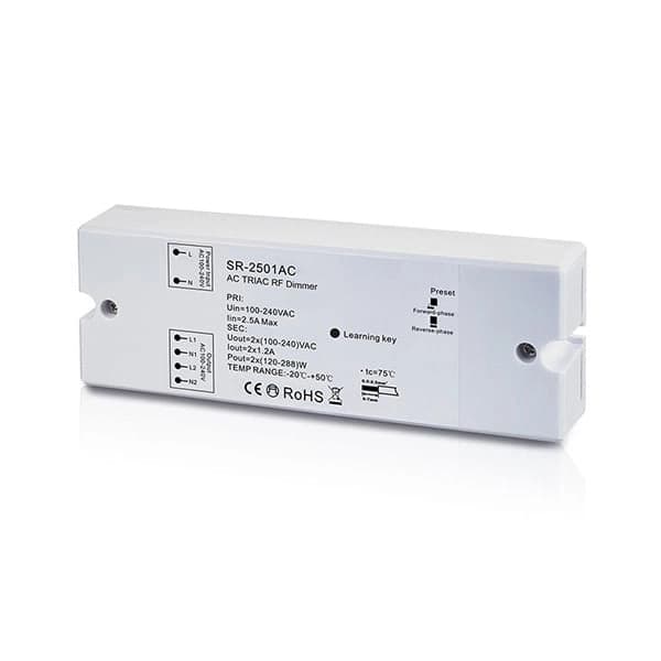 RECEPTOR DIMMER LED STUDIO RF 500W BLANCO