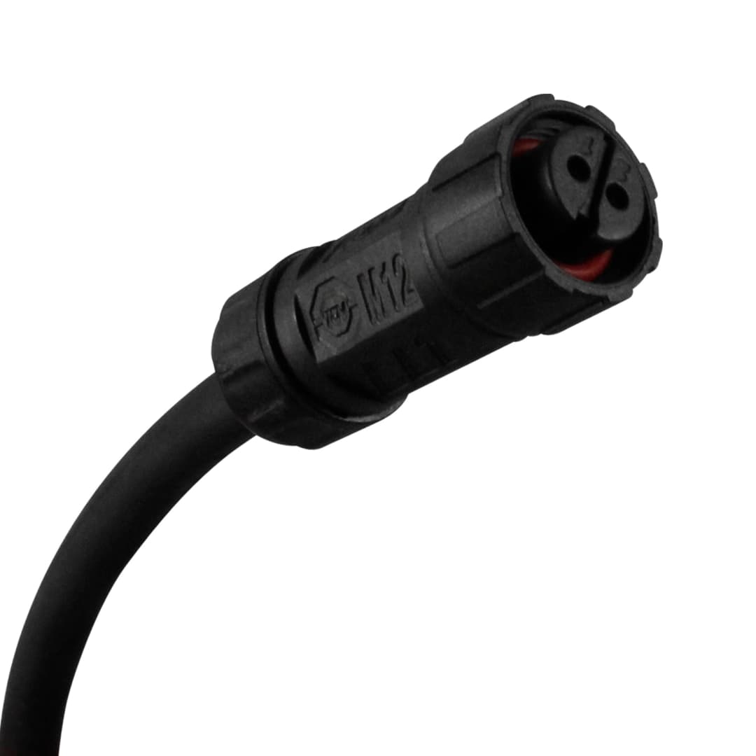 CABLE CONECTOR LED STUDIO HEMBRA 2 PINES CON EXTREMO DESNUDO NEGRO