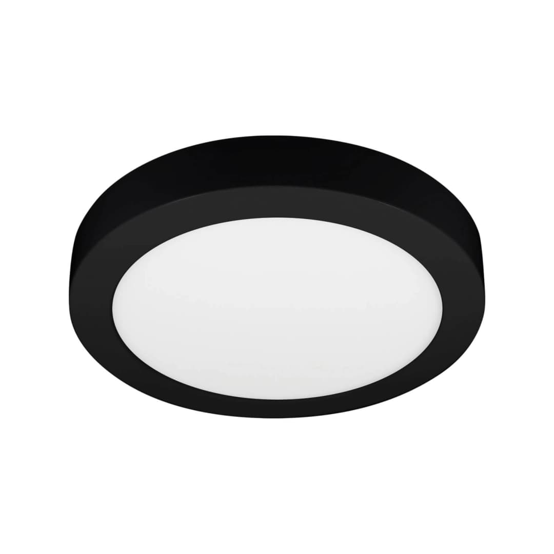 PLAFÓN LED STUDIO ALUM REDONDO 18W LUZ NEUTRA (4000K) IP20 Ø22.5X3.2CM NEGRO