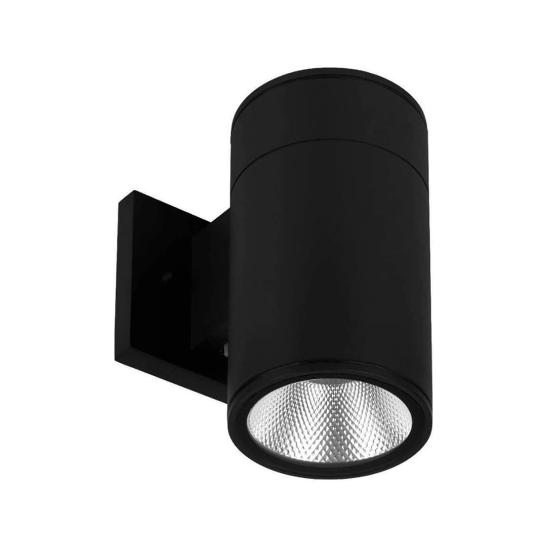 APLIQUÉ MURO LED STUDIO CILÍNDRICO SMALL 10W LUZ CÁLIDA (3000K) IP65 NEGRO