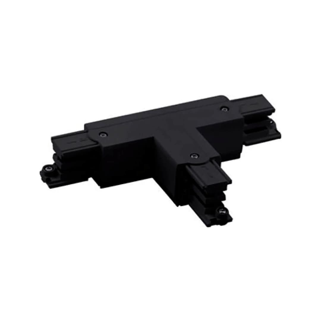 CONECTOR EN T LED STUDIO TRIFÁSICA 220V NEGRO