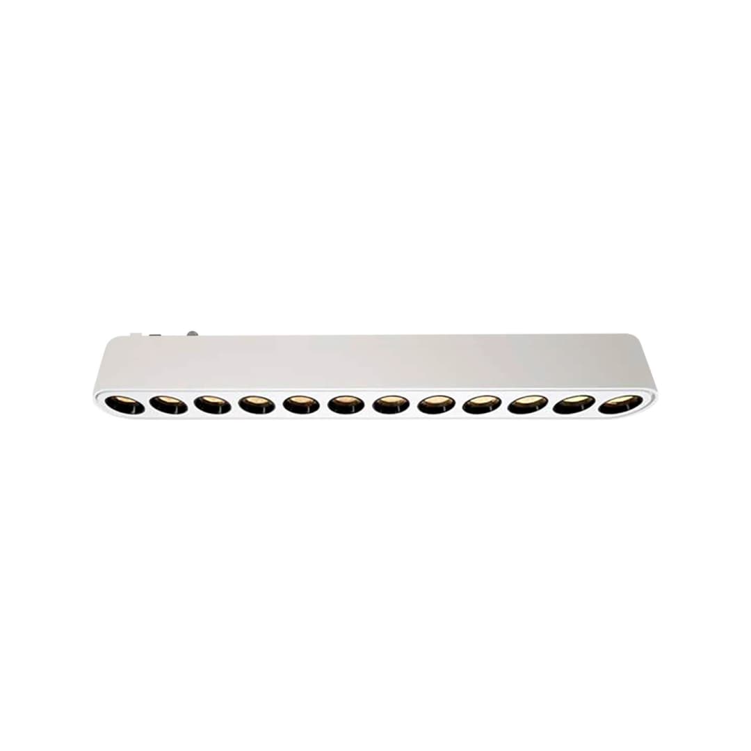 FOCO RIEL LINEAL LED STUDIO PARA RIEL MAGNÉTICO 12W LUZ CÁLIDA (3000K) BLANCO