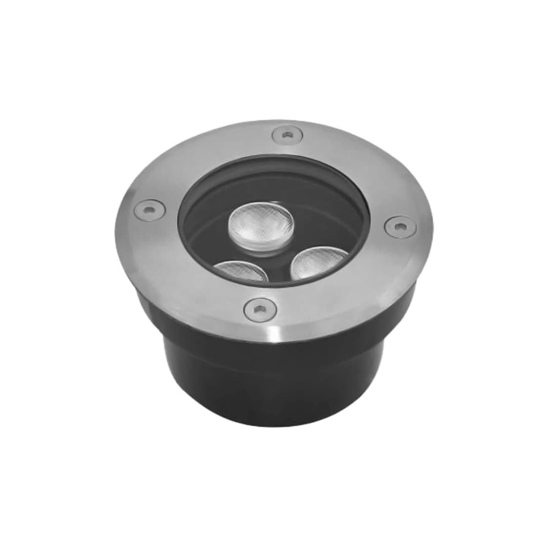 EMBUTIDO DE PISO LED STUDIO 3W LUZ CÁLIDA (3000K) IP67 ALUMINIO