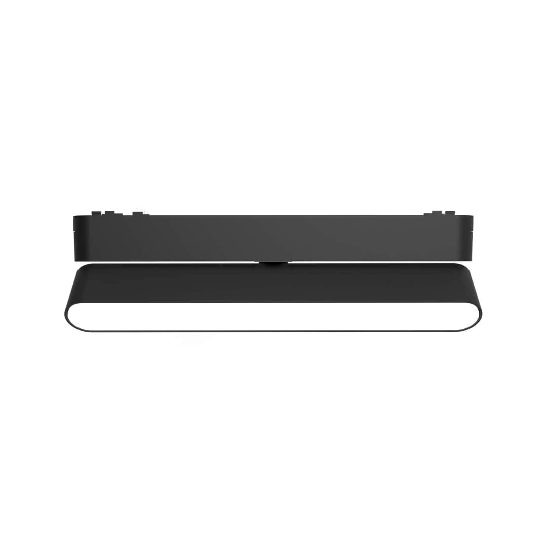 FOCO RIEL LED STUDIO PARA RIEL MAGNÉTICO LINEAL DIRIGIBLE 12W LUZ CÁLIDA (3000K) NEGRO
