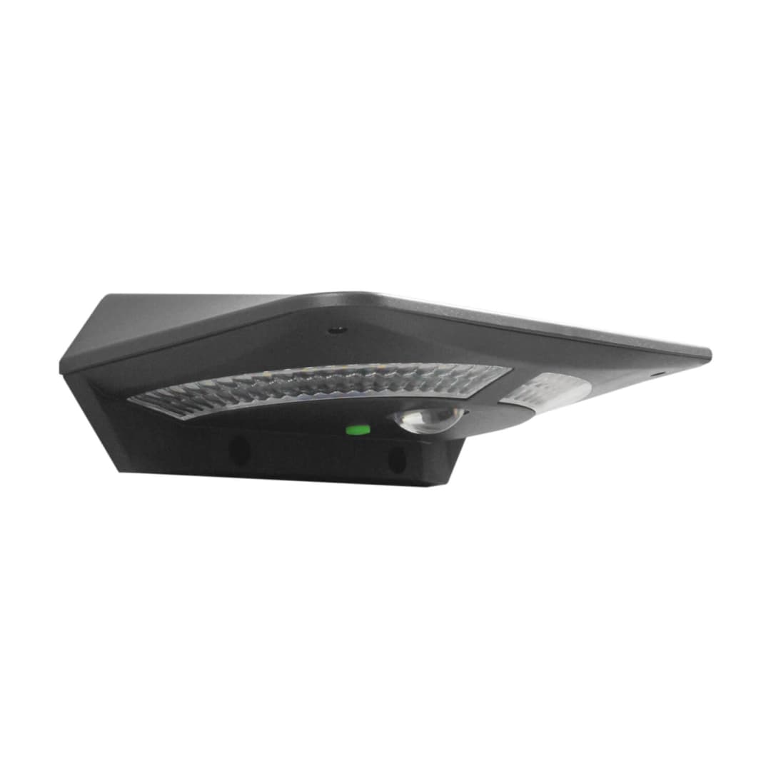 APLIQUÉ LED STUDIO SOLAR CON SENSOR 380LM 10W LUZ CÁLIDA (3000K) IP54 NEGRO