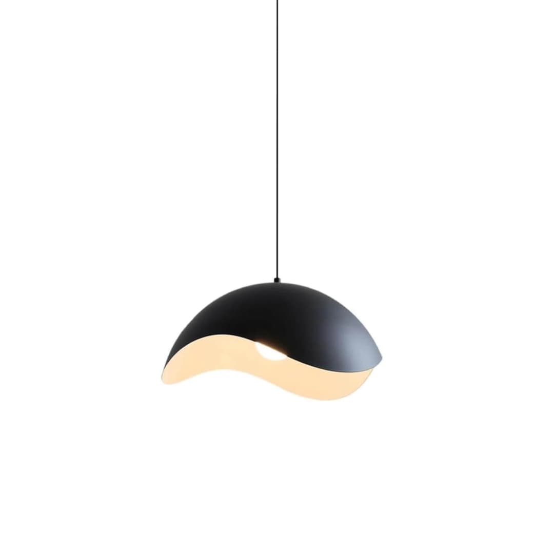 LÁMPARA COLGANTE LED STUDIO SIRIUS (SIN AMPOLLETA E27) NEGRO BLANCO