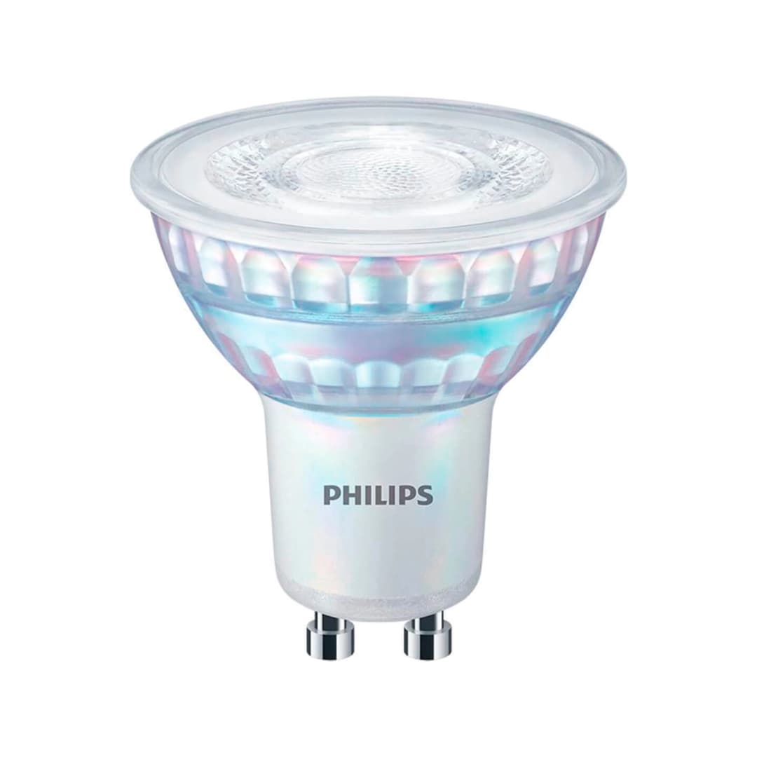 AMPOLLETA GU10 PHILIPS ESSENTIAL 6.7W LUZ CÁLIDA (3000K) BLANCO (929002466781)