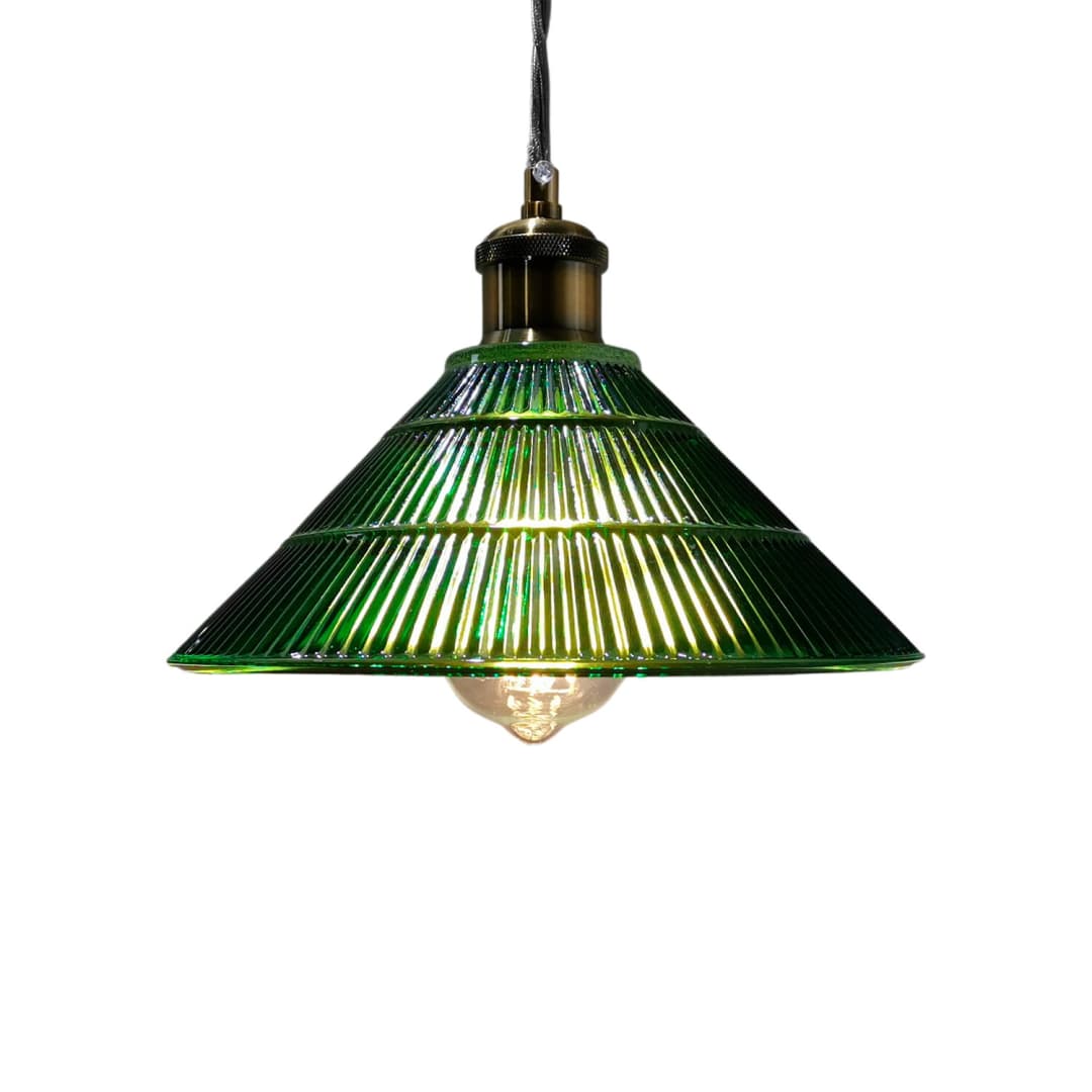 LÁMPARA COLGANTE LED STUDIO VÍTREA (SIN AMPOLLETA E27) VERDE
