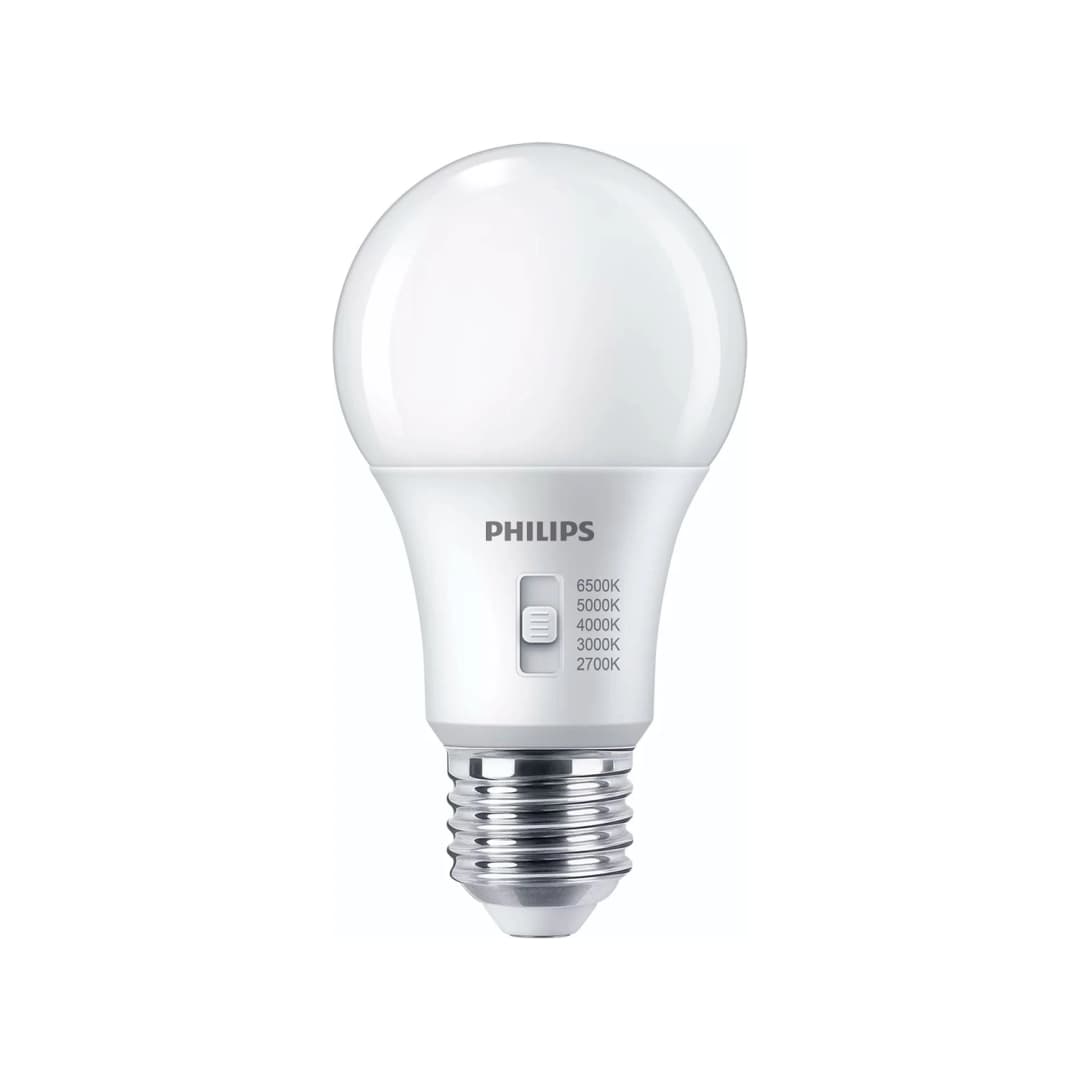 AMPOLLETA E27 PHILIPS A60 SWITCH DIMEABLE 13W LUZ CÁLIDA (2700K) A FRÍA (6500K) CCT BLANCA (929003785487)
