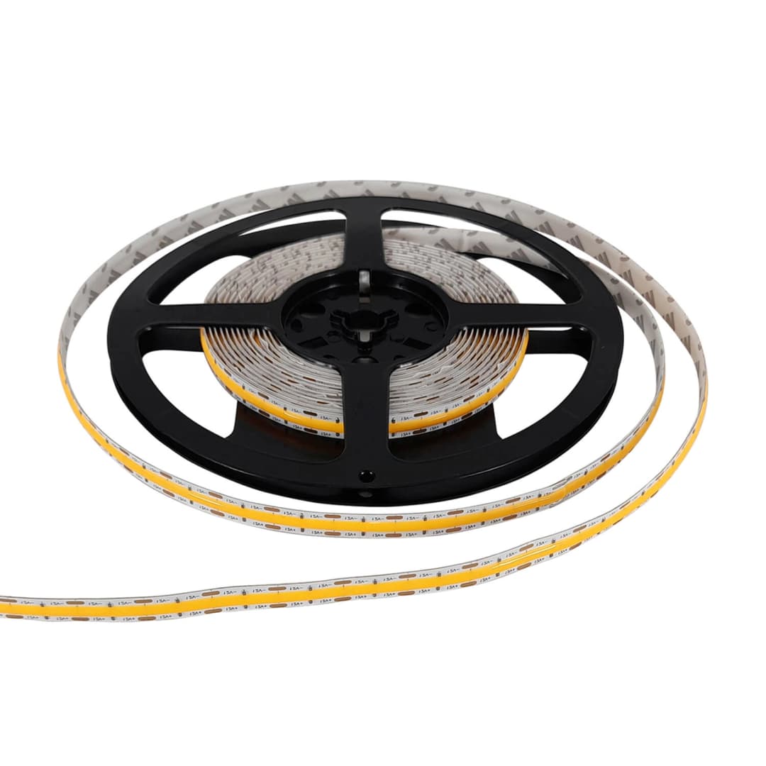 CINTA LED STUDIO COB CONTINUA 12W/M LUZ NEUTRA (4000K) IP65 (5 METROS) BLANCO