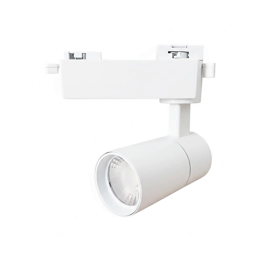 FOCO RIEL LED STUDIO DIRIGIBLE 10W LUZ CÁLIDA (3000K) NEUTRA (4000K) Y FRÍA (6500K) // CCT BLANCO
