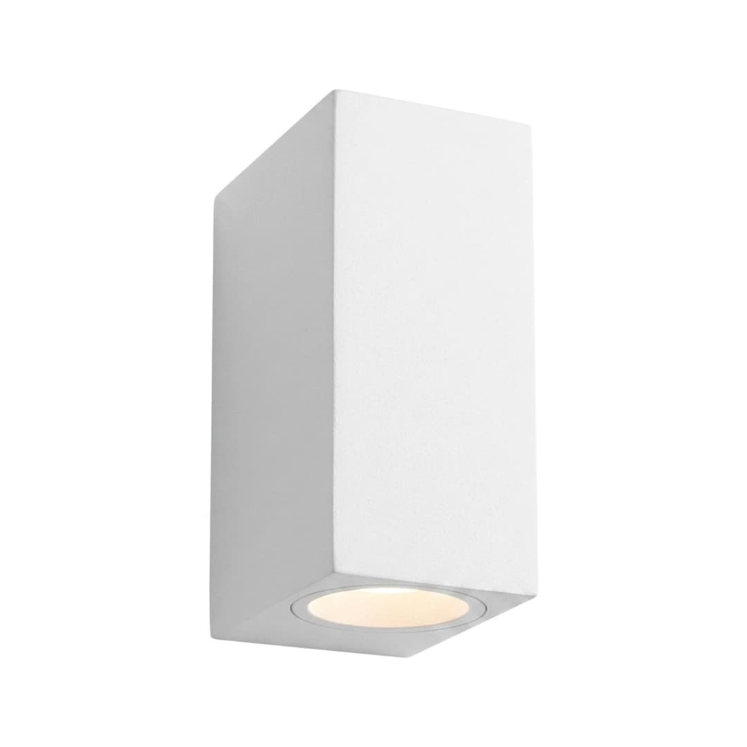 APLIQUÉ MURO LED STUDIO CUBRIX BIFOCAL IP65 (SIN AMPOLLETA GU10) BLANCO