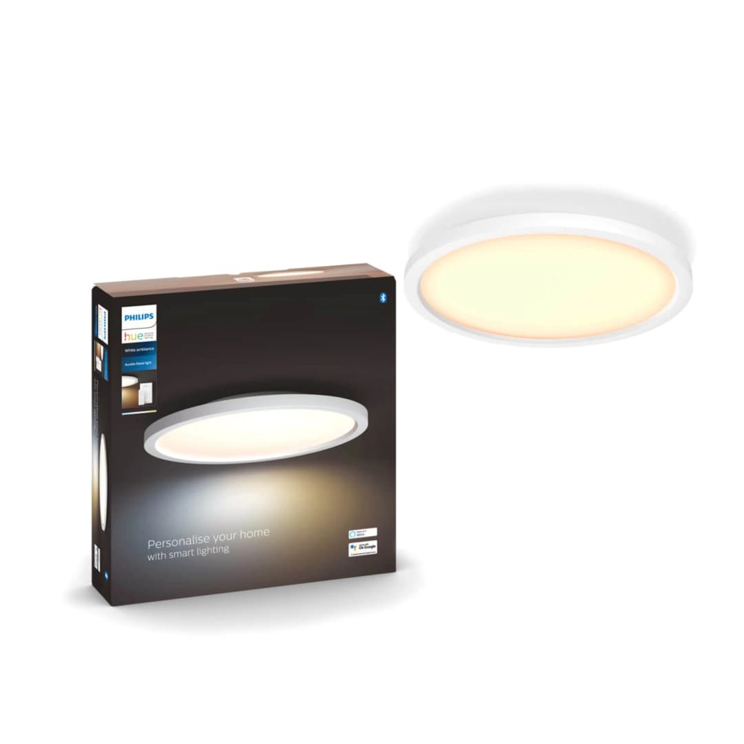 PLAFÓN REDONDO PHILIPS HUE AURELLE 21W LUZ CÁLIDA (2200K) A FRÍA (6500K) Ø39.5X39.5CM BLANCO (929003099301)