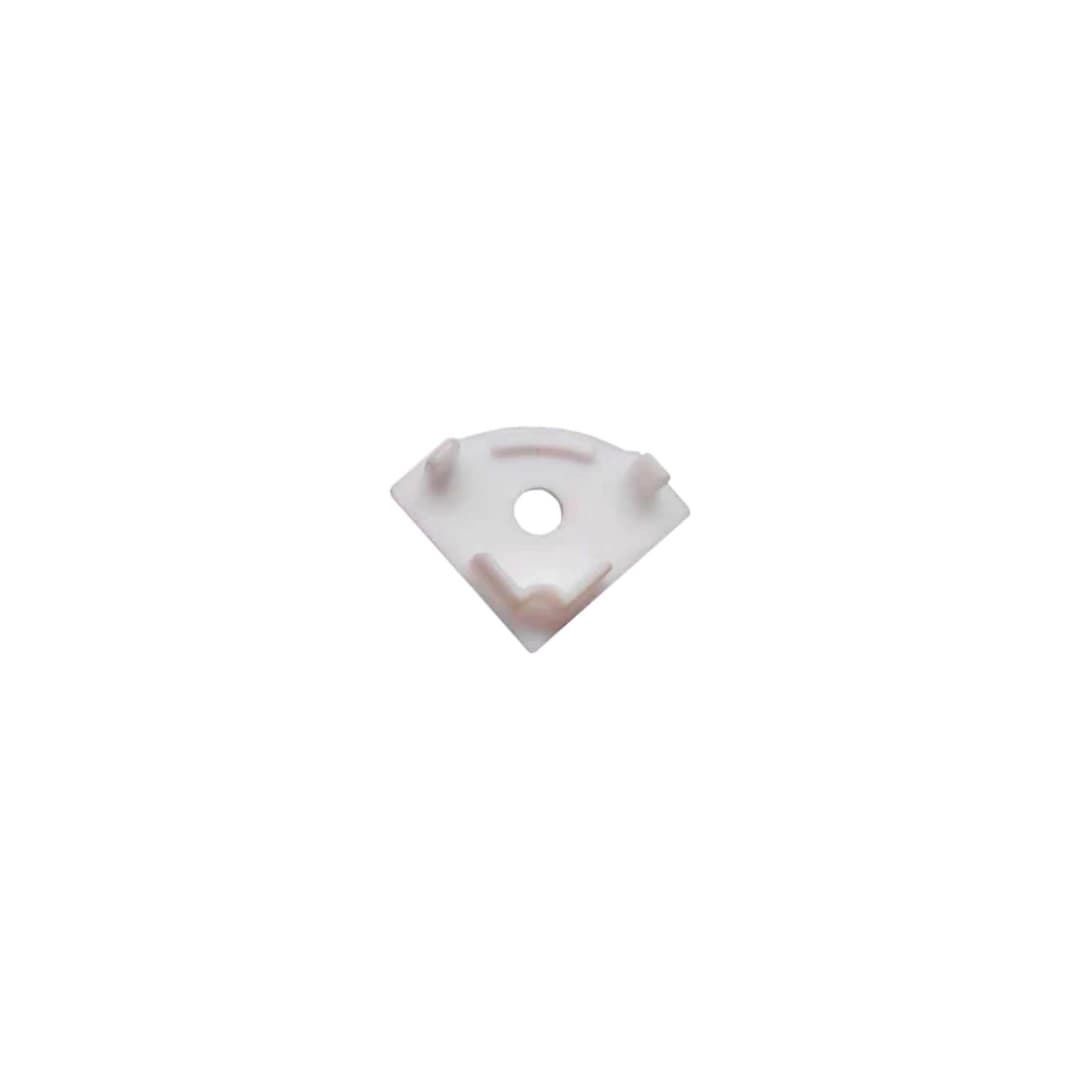 4 TAPAS PERFIL LED STUDIO PARA PERFIL C10300112 H1.8 2.5x0.5 CM BLANCO